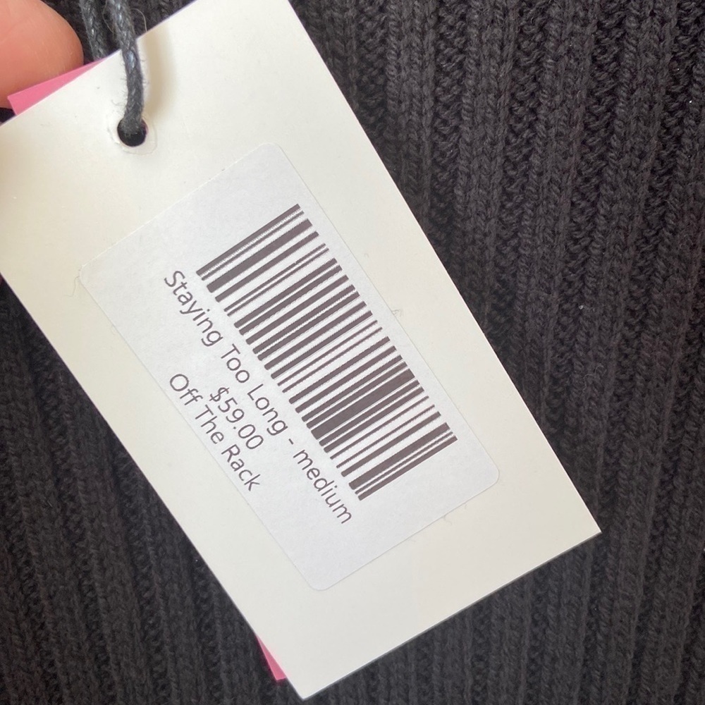nwt Ribbed Colorblock Sweater Dress - Picture 5 of 9